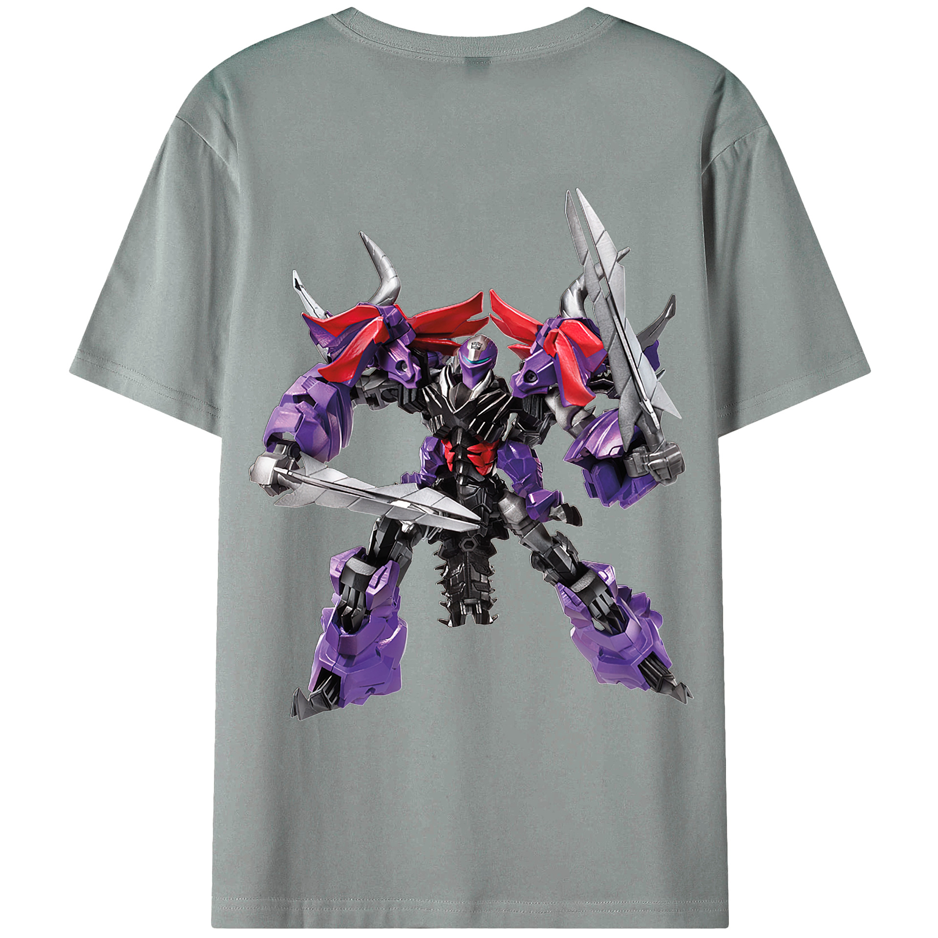 （画像用）  綿100％ メンズ半袖Tシャツ（バックプリント） 通気性